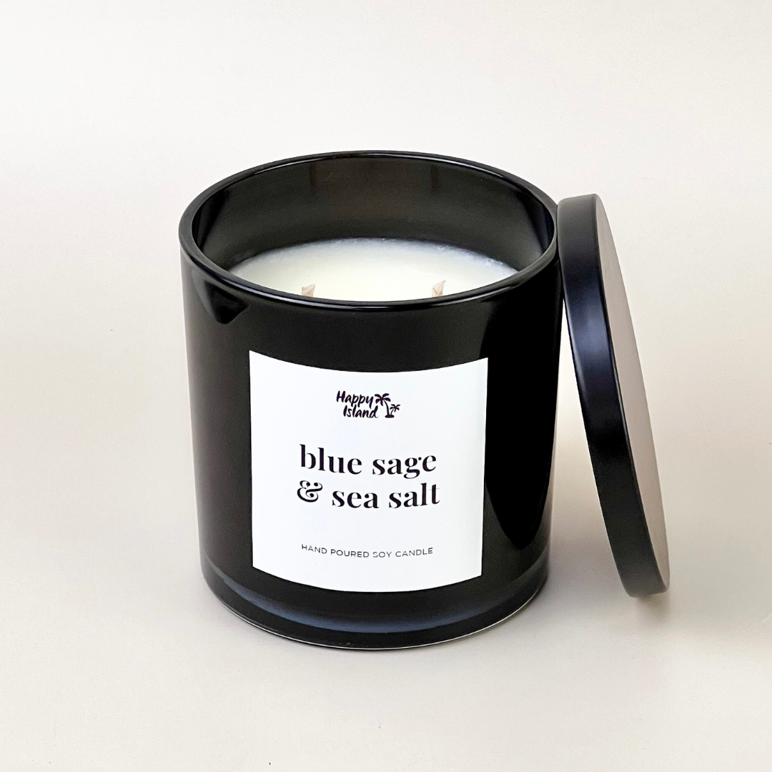 Blue Sage & Sea Salt candles