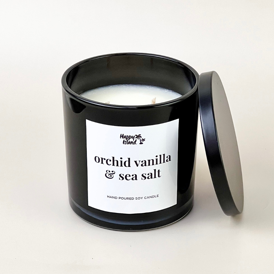 Orchid Vanilla & Sea Salt Candles