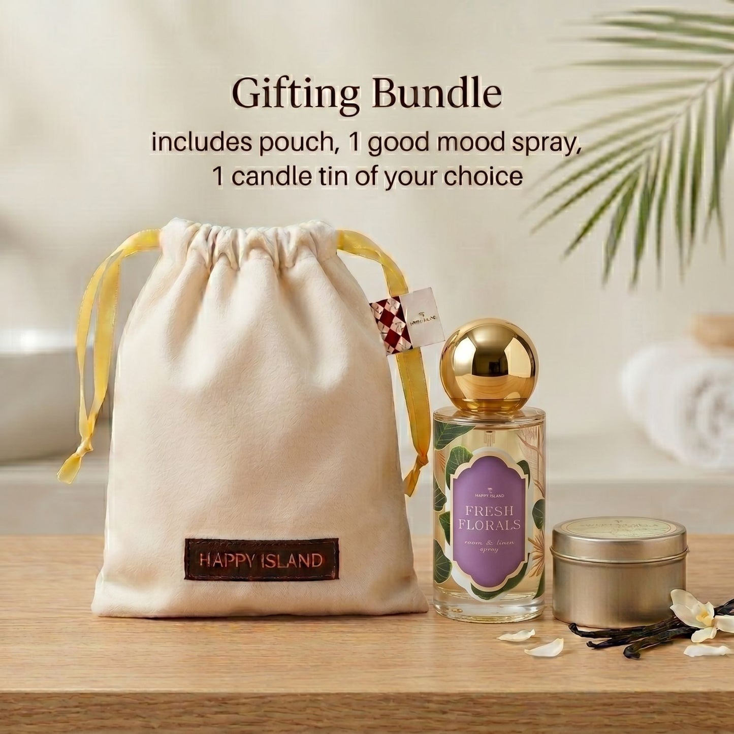 Happy Island Gifting Bundle (Good Mood Spray + Travel Tin)
