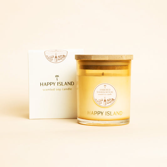 Ambered Sandalwood Candles