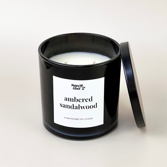 Ambered Sandalwood Candles
