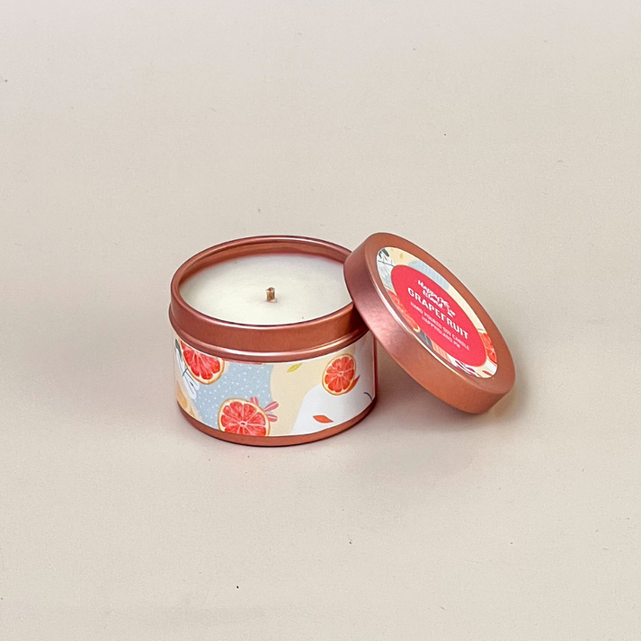 Grapefruit Candles Happy Island